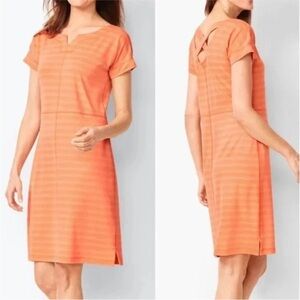 Talbots Vibrant Orange Knit Top